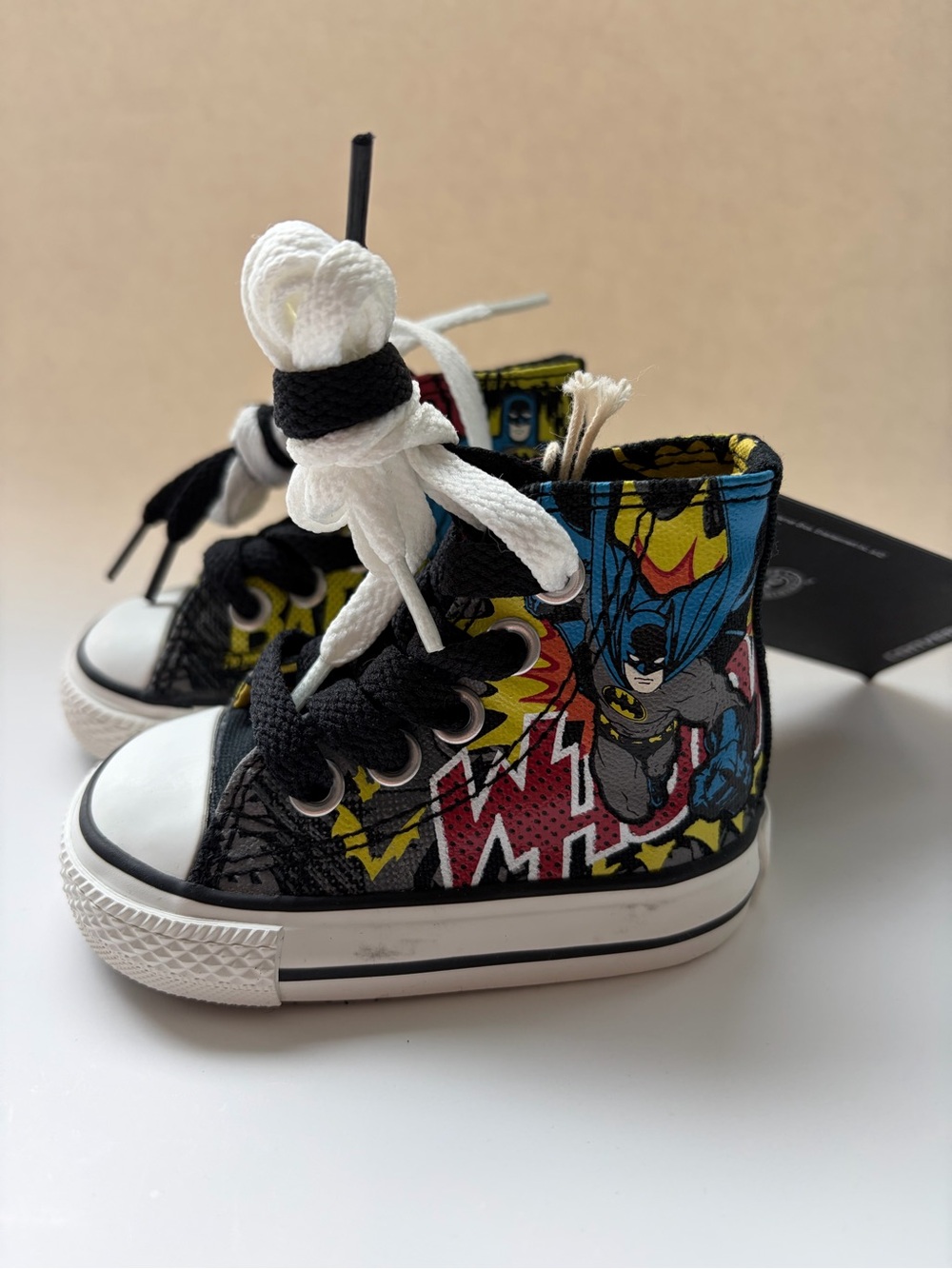 Converse Chuck Taylor Batman Comic Print High Top Baby Shoes